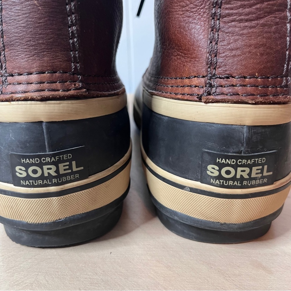 Sorel 1964 Premium Waterproof Handcrafted Winter Boots w Lining Leather Men10 - Picture 6 of 15